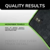 New EcoDelux High Quality Microfiber Towels - Parts - Vacuum Cleaning- 5 pcs